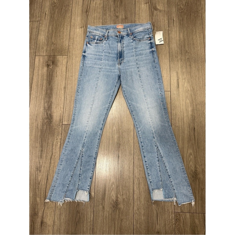 NWT MOTHER THE INSIDER CROP POINTY FRAY in Let's Get It Together Sz 30